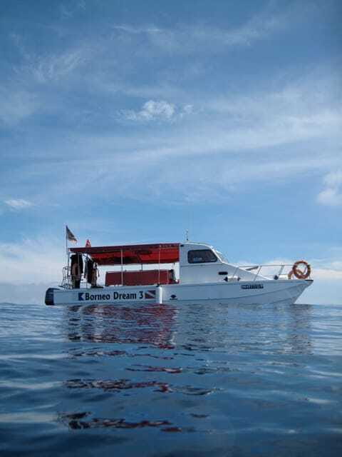 Enjoy 3 Fun Dives in Kota Kinabalu | Certified Divers - The catamaran makes the surface interval useful
