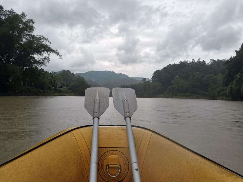 From Kota Kinabalu : Kiulu White Water Rafting Tour + meal - Two hours of rapids, river bends, and swim stops