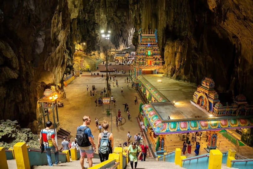 Kuala Lumpur Country and Batu Caves Tour - Climbing the 272 steps at Batu Caves