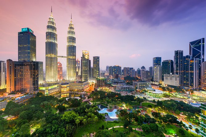 Kuala Lumpur Cruise Excursions from Port Klang - Petronas Towers from KLCC Park