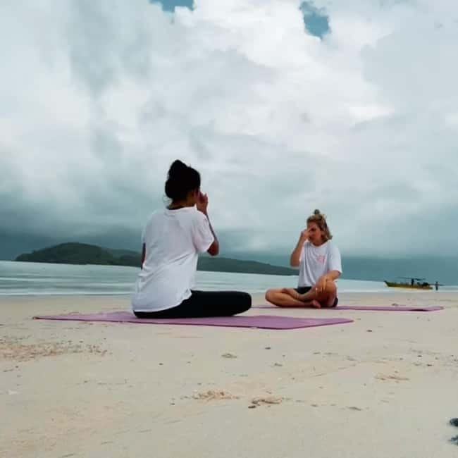 Langkawi: Enchanting Sunset Beach Yoga at Cenang Beach - What the 60 minutes are likely to feel like