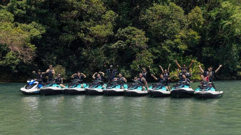 Langkawi Jet Ski Tour Dayang Bunting Free Drone Video - Pregnant Maiden Lake and the island stop