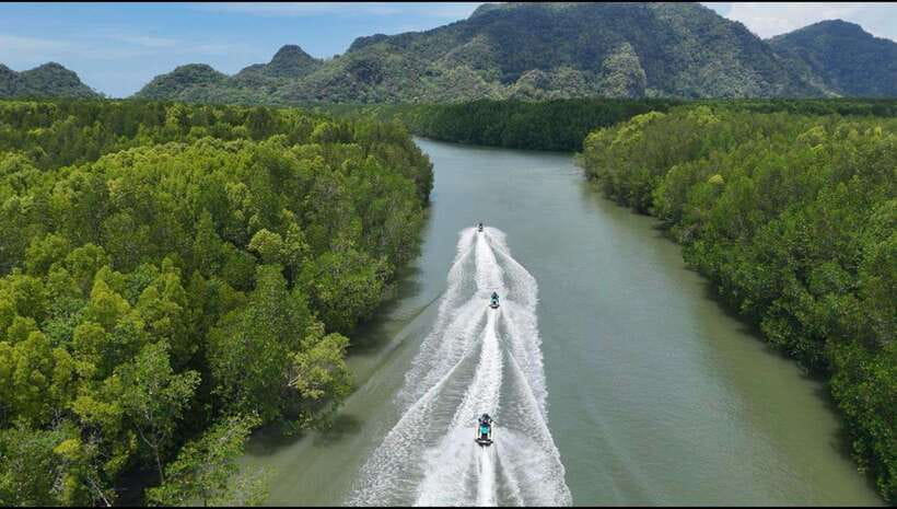 Langkawi: Mangrove Jet Ski Tour with Drone Video - What the four-hour pace feels like