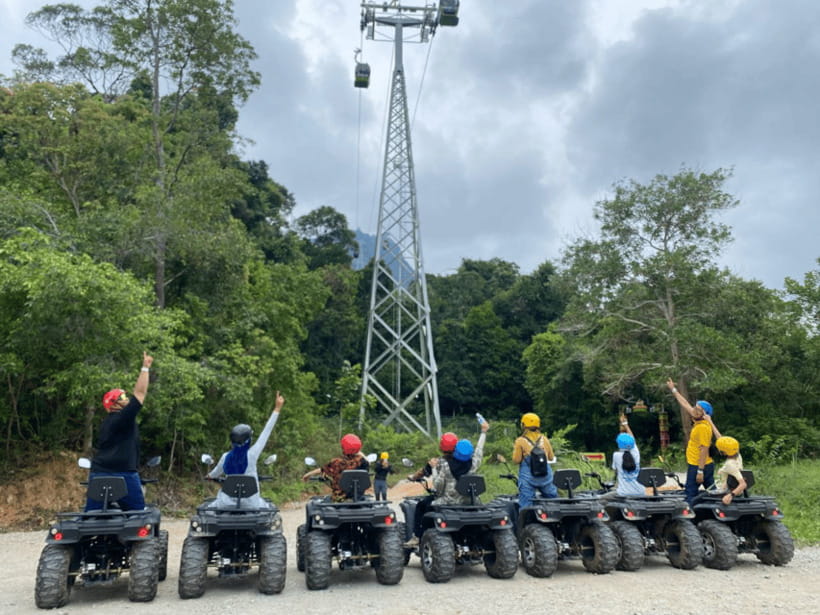 Langkawi: Sky ATV Ride at Mountain Manchinchang - Starting at the ticket counter