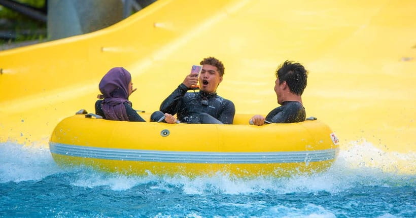 Langkawi: Splash Out Water Theme Park Admission Ticket - Rainbow Rider gives the day another option