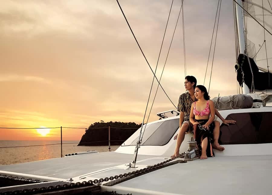 Langkawi: Sunset Cruise Experience - The first hour on the Andaman Sea