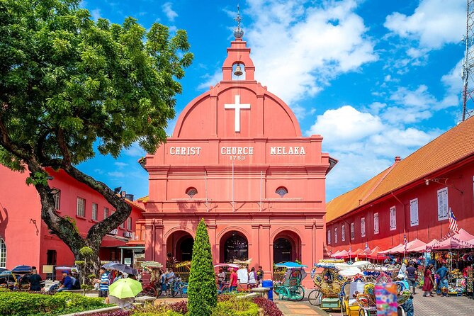 Malacca UNESCO "World Heritage Site" Day Trip with Lunch from KL - Red Square, the Clock Tower, and Queen Victoria’s Fountain