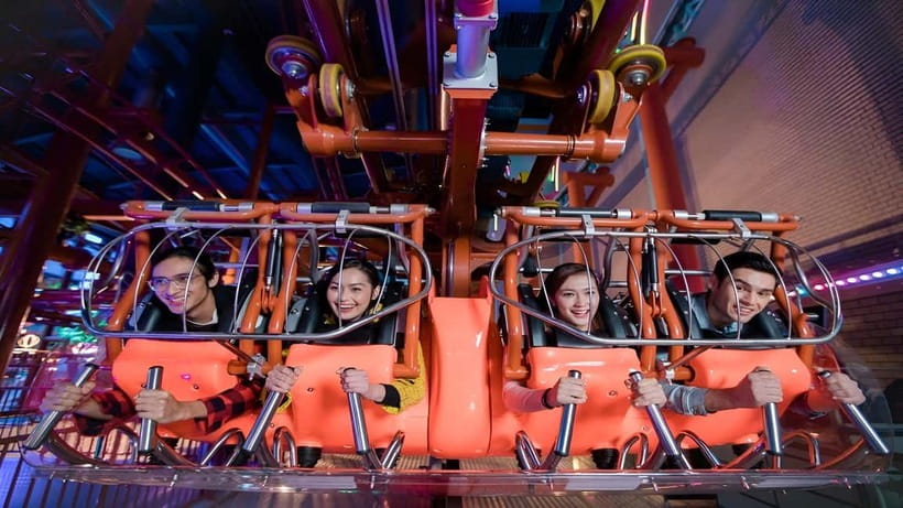 Malaysia: Genting Skytropolis Indoor Theme Park Ticket - The ride lineup, from gentle spins to sharp drops