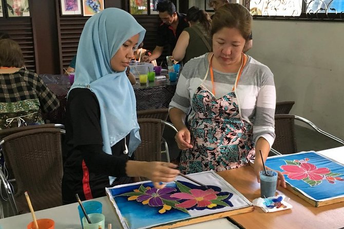 Malaysian Batik Experience-Handkerchief - Drying, framing, and the important pickup decision