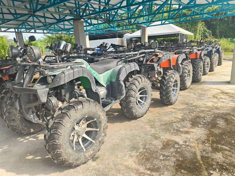 Penang: ATV Ride in Balik Pulau with Snacks and Transfers - Getting ready at the ATV base
