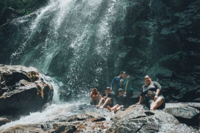 Secluded Waterfall Adventure