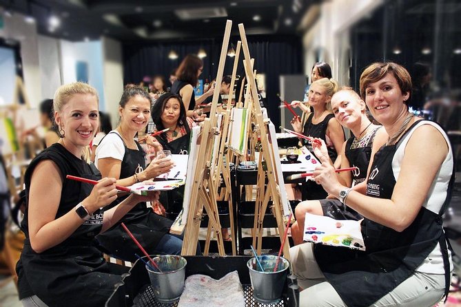 Sip & Paint Night - What happens at 8pm in Desa Sri Hartamas