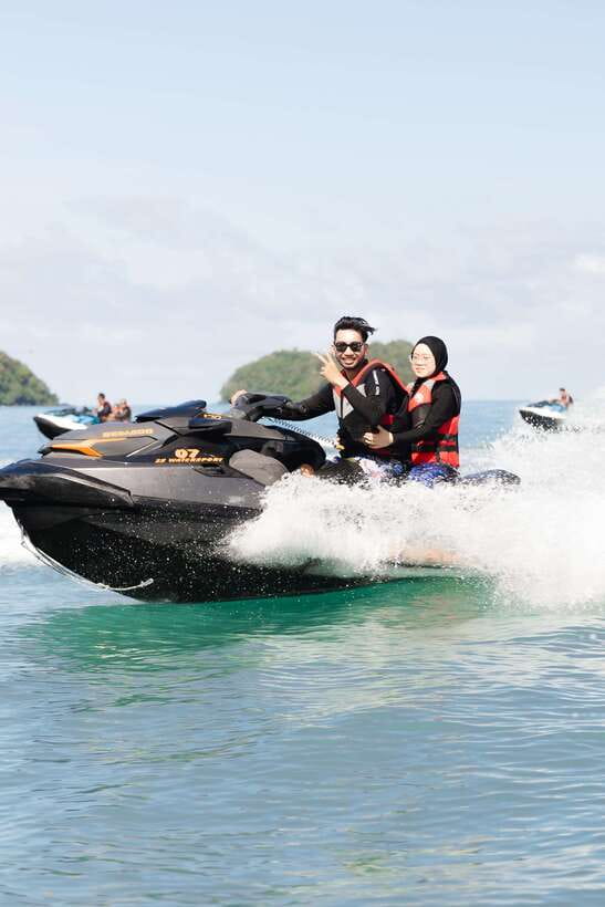 The Best Packages Jet Ski Island Hopping Langkawi - Pickup and the First Ten Minutes at ZS Water Sports